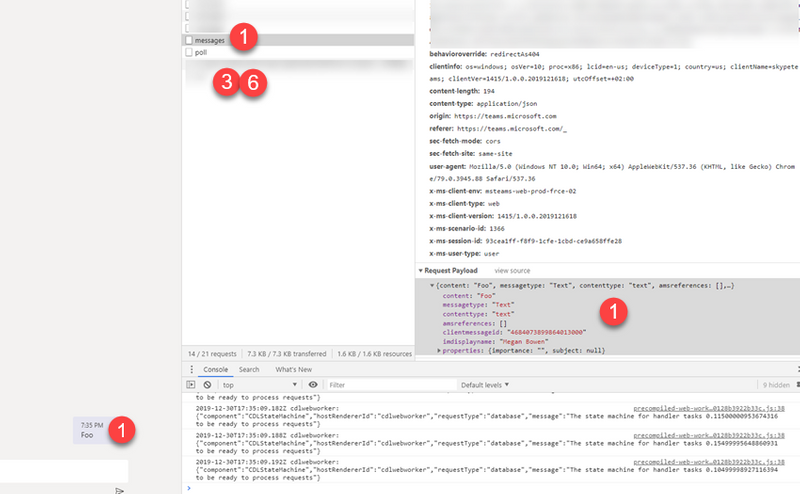 Messaging a Bot From Teams