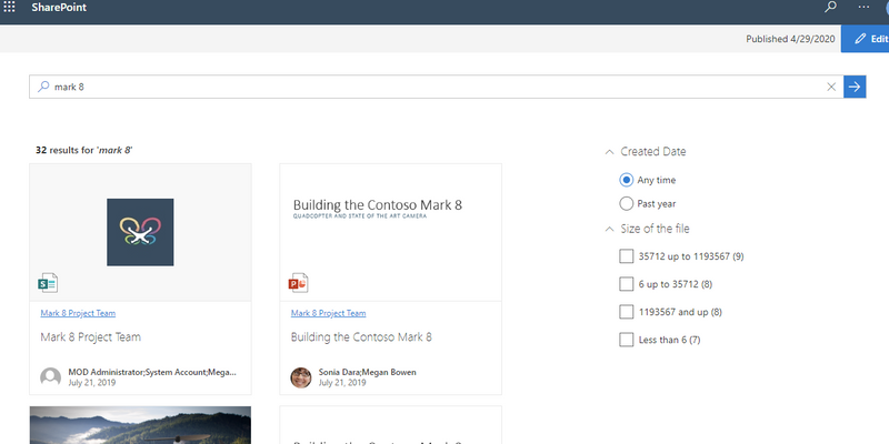 SharePoint Search Results Page - Working
